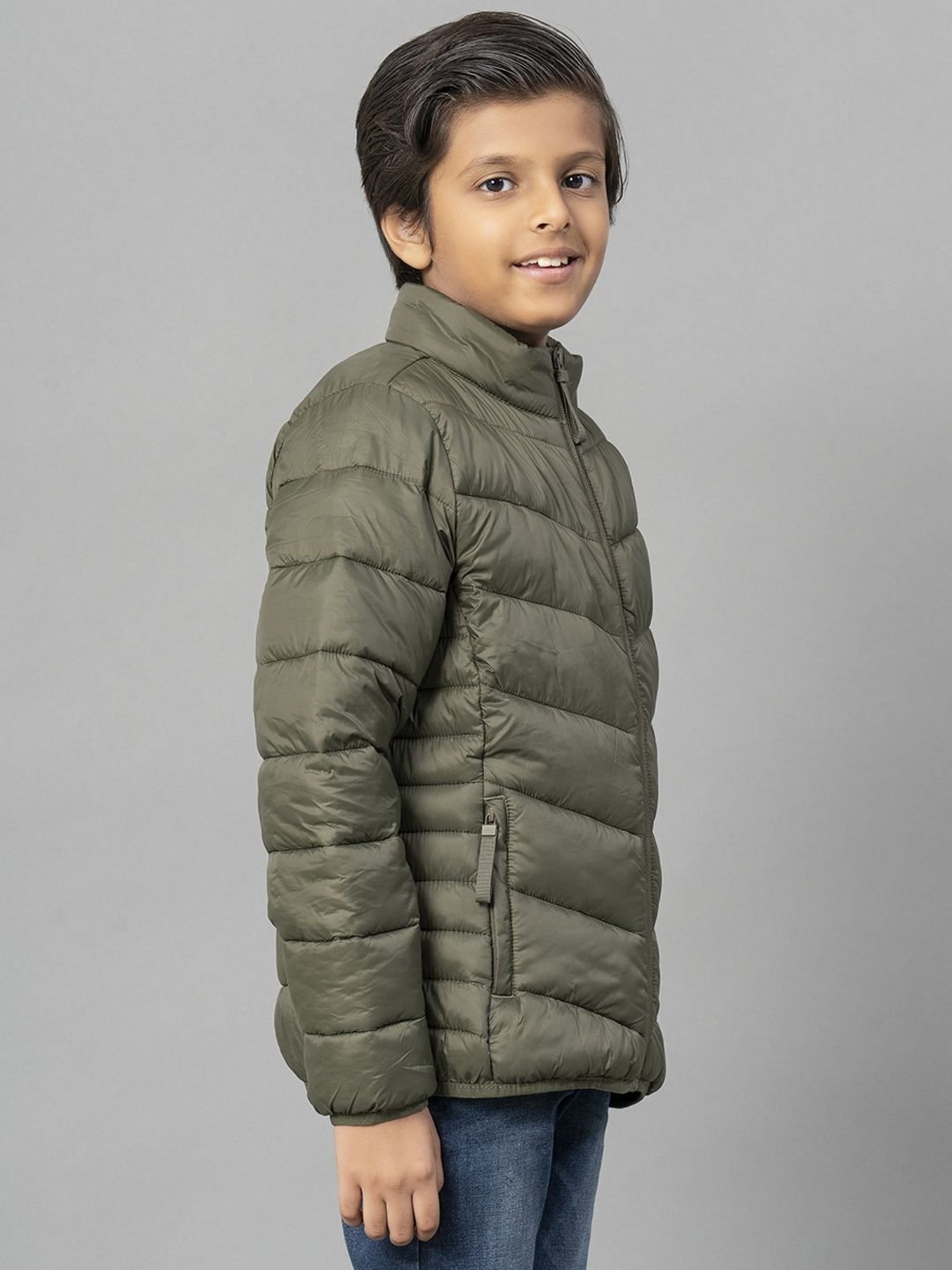Buy Passion Petals Kids Red & Black Quilted Jacket for Boys Clothing Online  @ Tata CLiQ
