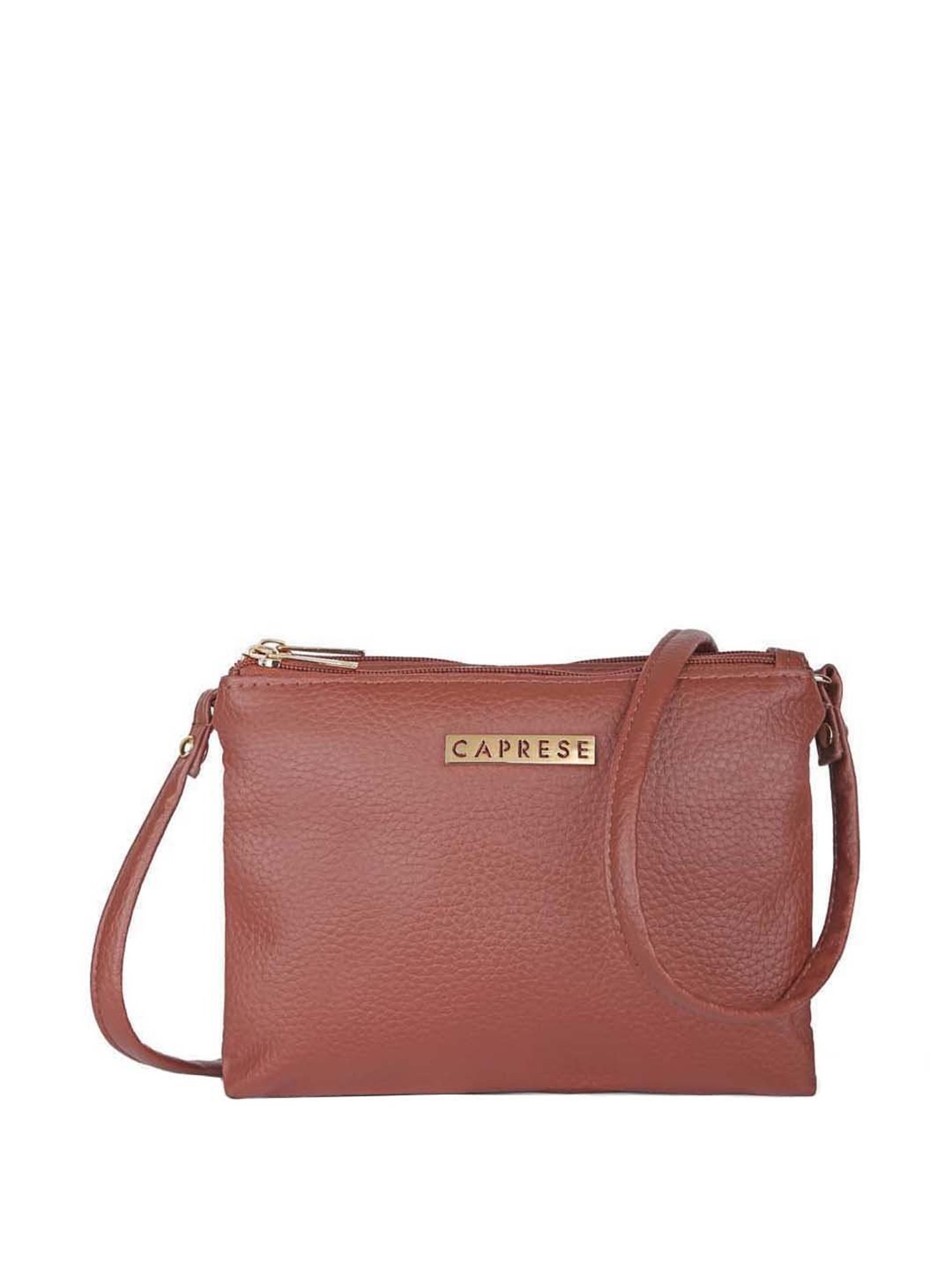 Buy Caprese womens LEONA T Medium BROWN Tote Bag at Amazon.in