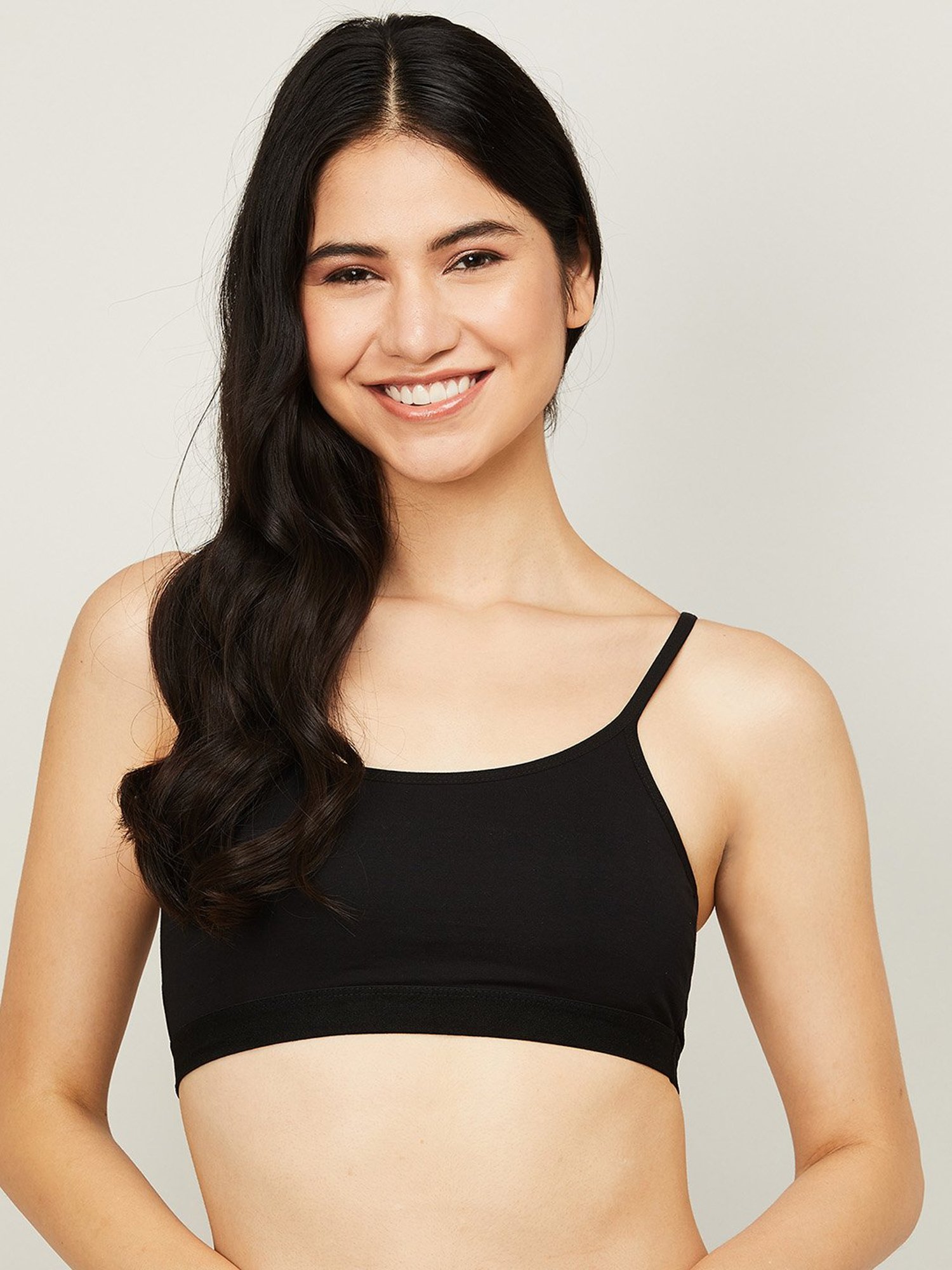 Ginger by Lifestyle Off-White Cotton Camisole