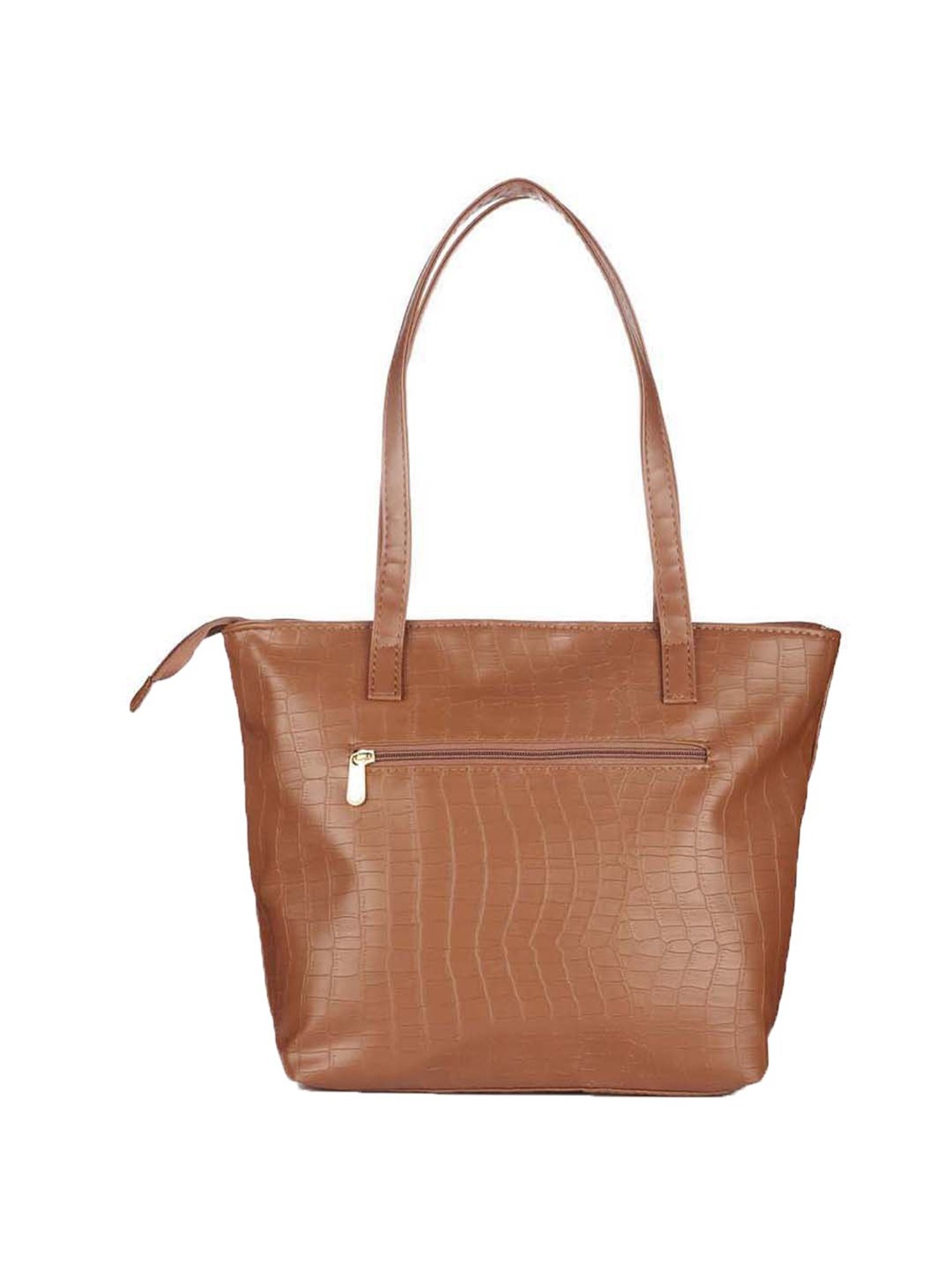 Buy Bellissa Maroon Textured Medium Snakeskin Handbag Online At Best Price  @ Tata CLiQ
