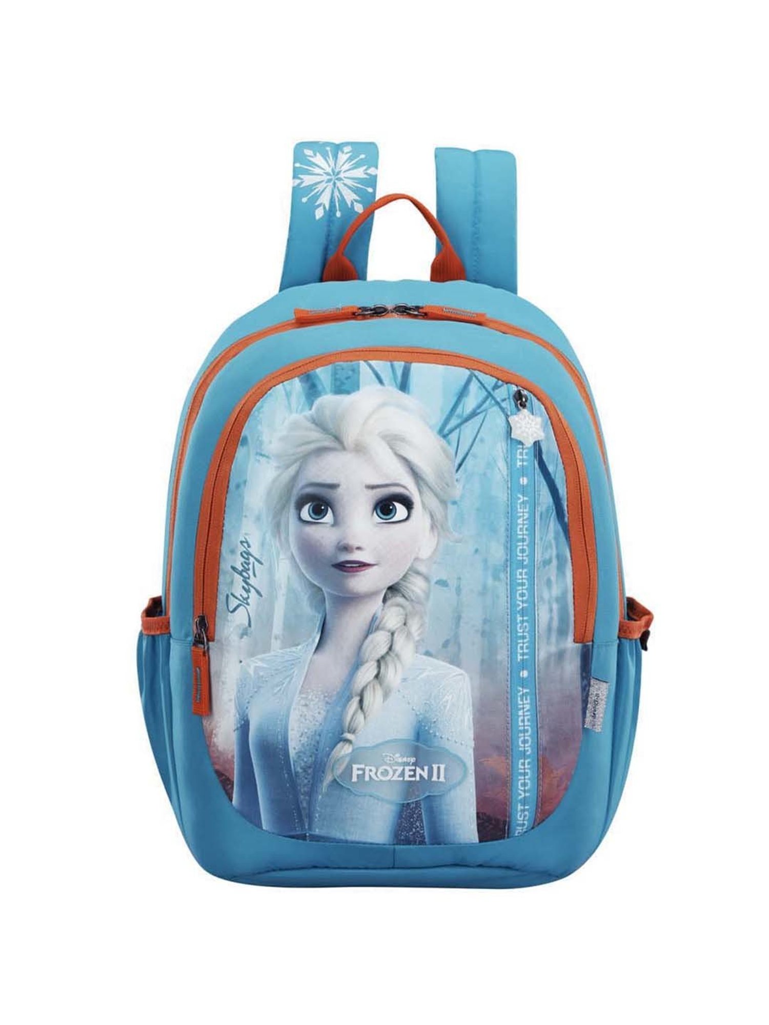 Buy ADSON Kid's Trolley 360 Rotating Carry On Luggage Wheels Non-Breakable  Frozen Elsa Anna 16 Inch Kids Rolling Suitcase with 4 Wheel Travel Trolley  Bag Case(Frozen Elsa & Anna Sky Blue &