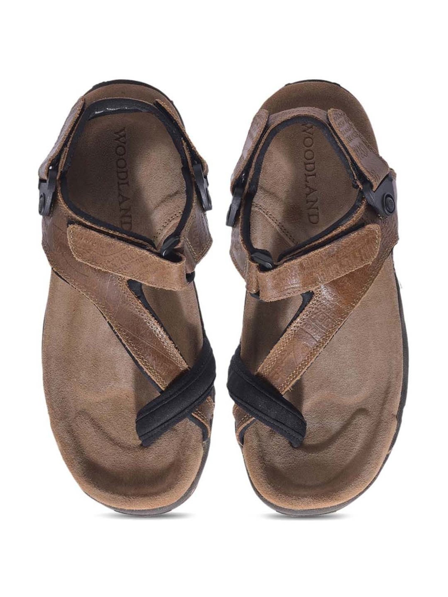 Woodland CAMEL floater sandals