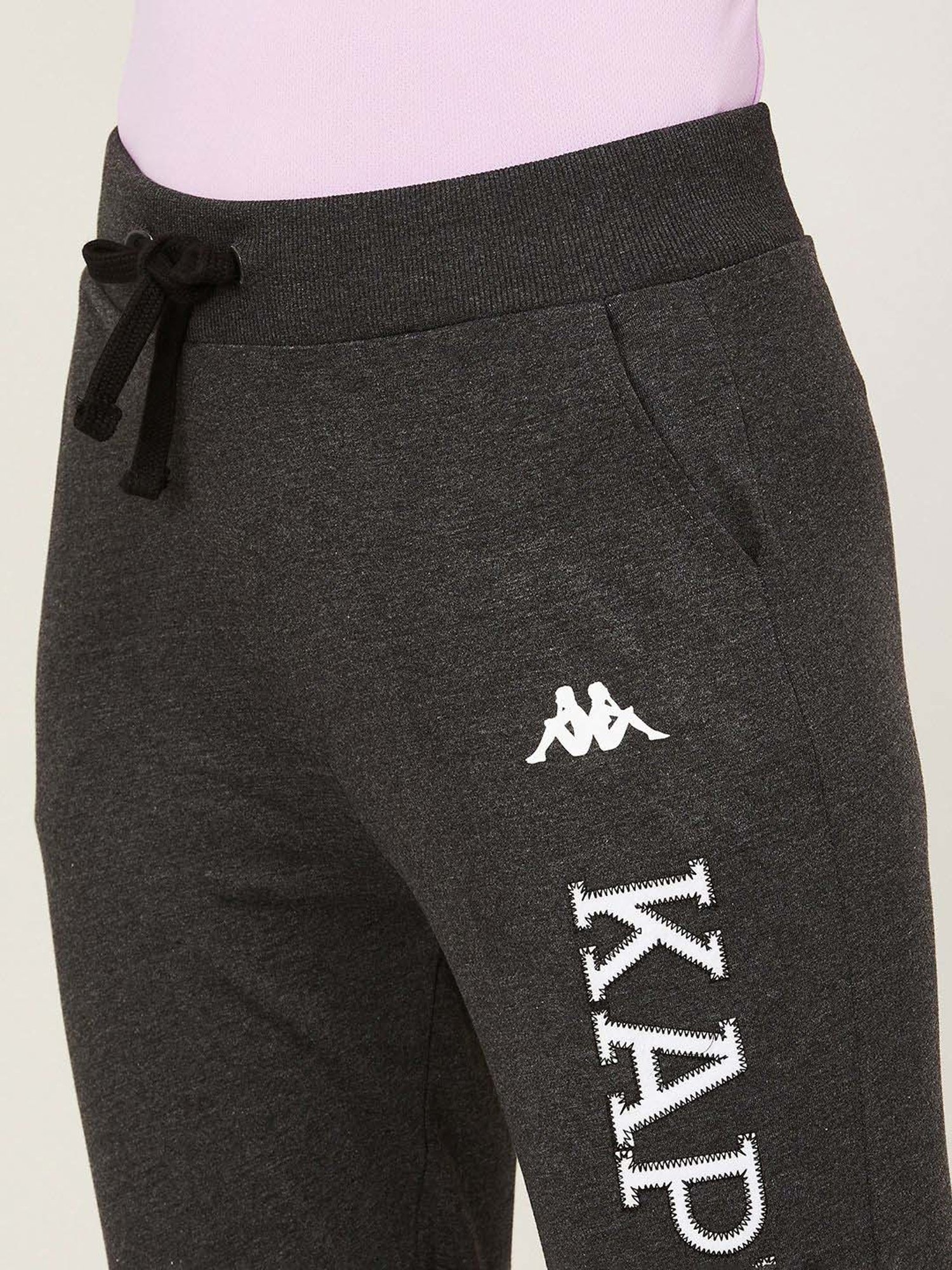 Buy Kappa Black Slim Fit Track Pants  Track Pants for Men 2114128  Myntra