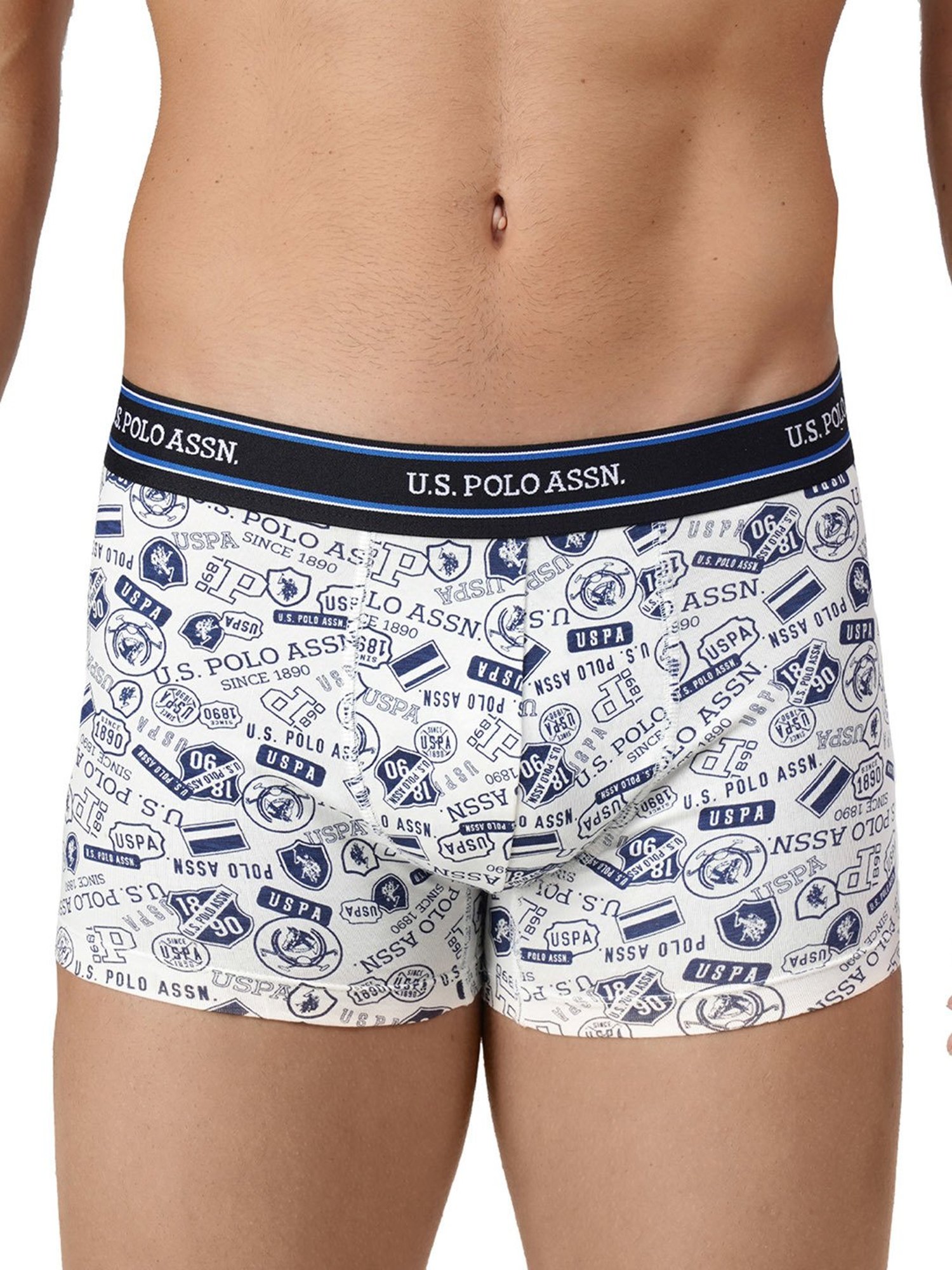 Buy U.S. Polo Assn. White Printed Trunks for Men's Online @ Tata CLiQ