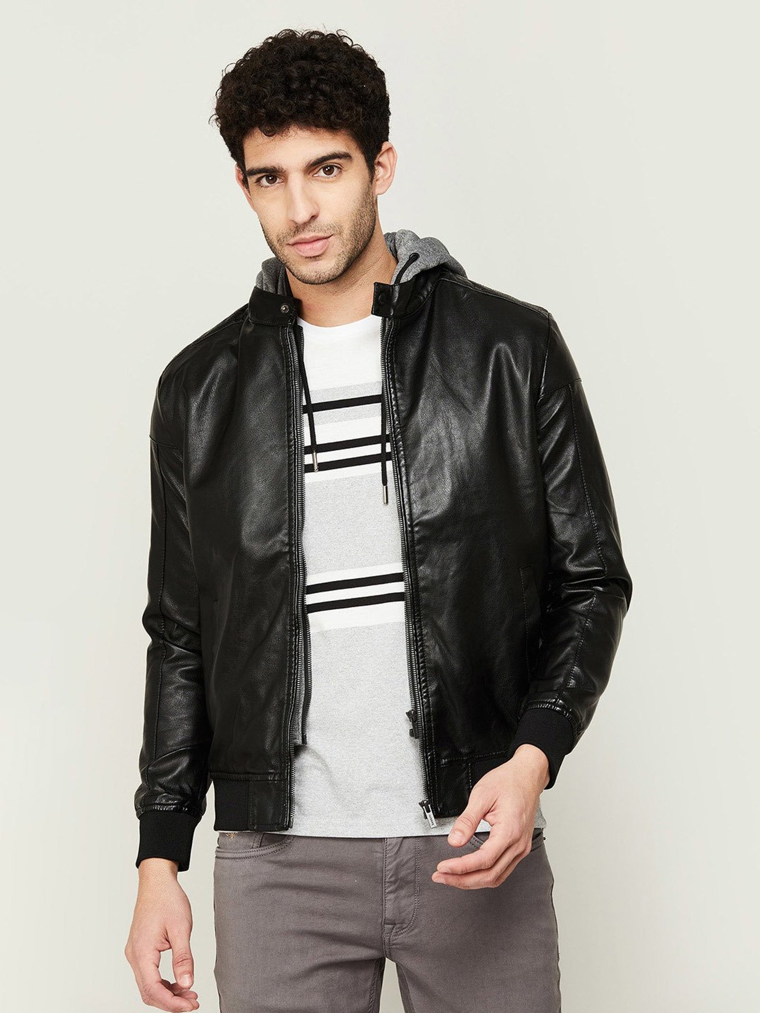 Buy Bossini Men Black Nylon Polyester Regular Fit Solid Jacket_S at  Amazon.in