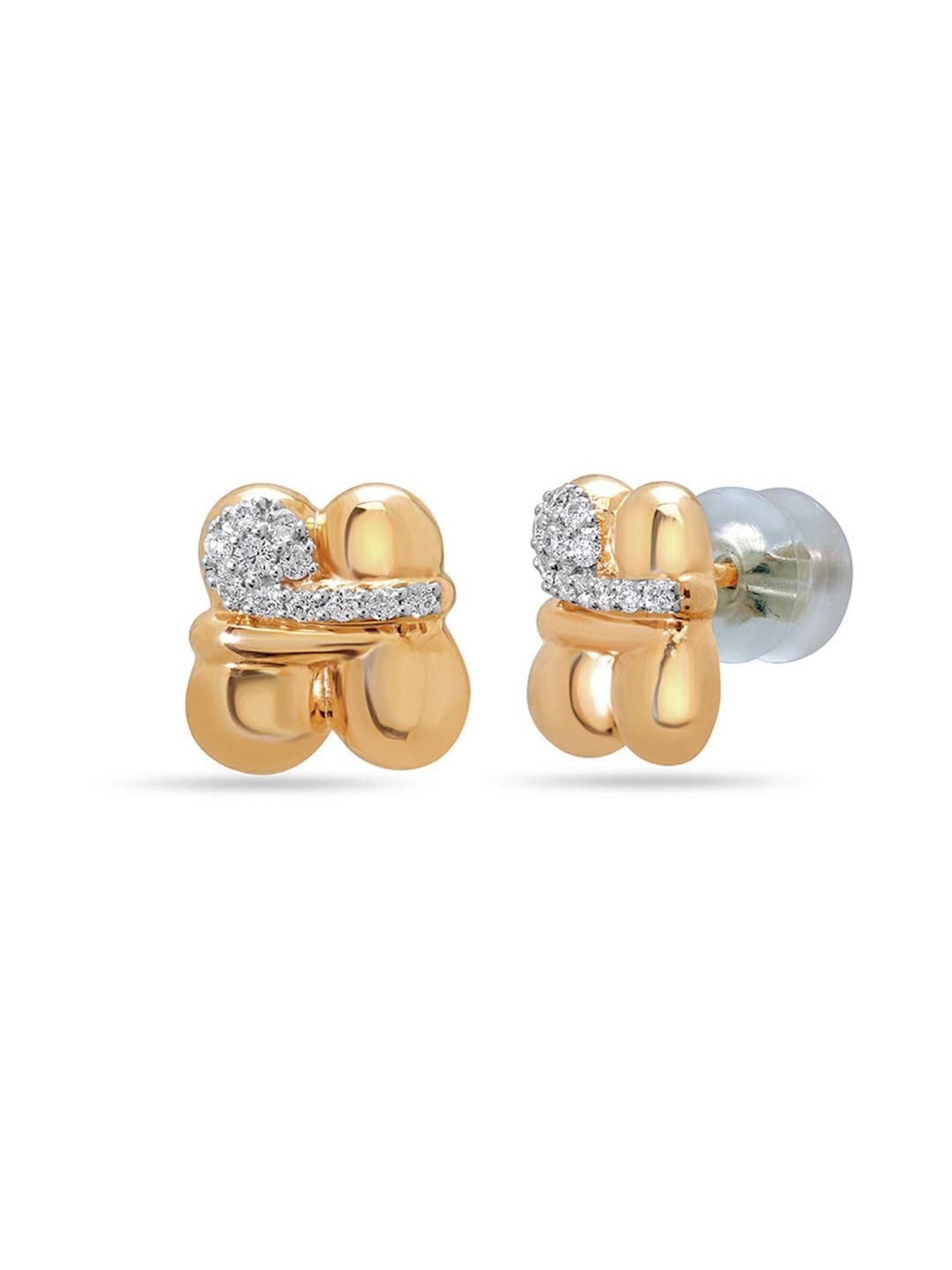 Petit Solid Huggie Earrings – Baby Gold