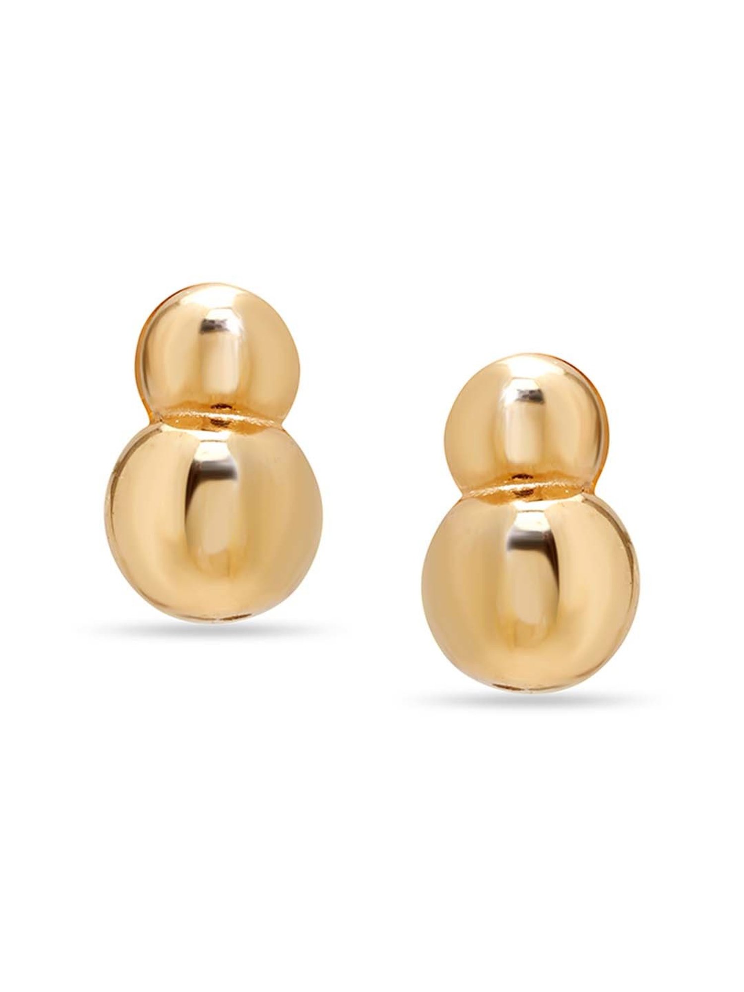 Discover more than 89 gold ball stud earrings 10mm super hot
