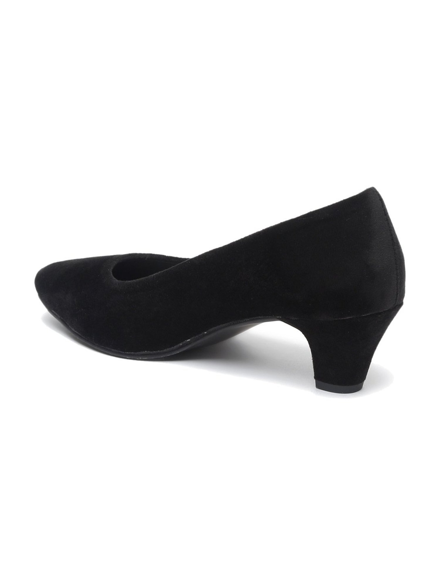 Buy Black Heeled Shoes for Women by GLOBAL STEP Online | Ajio.com