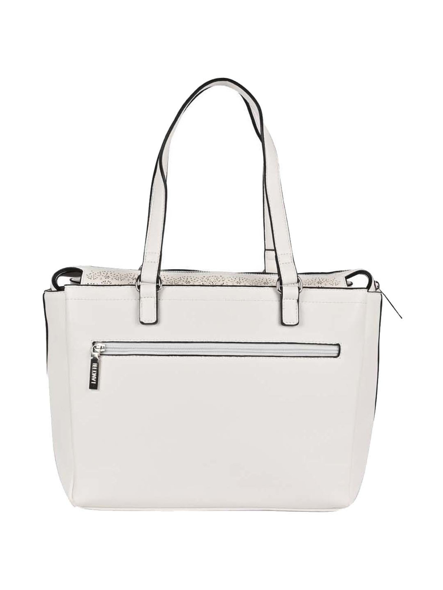Buy Lancetti Festa White Soft One Size Shopping Bag at Best Price