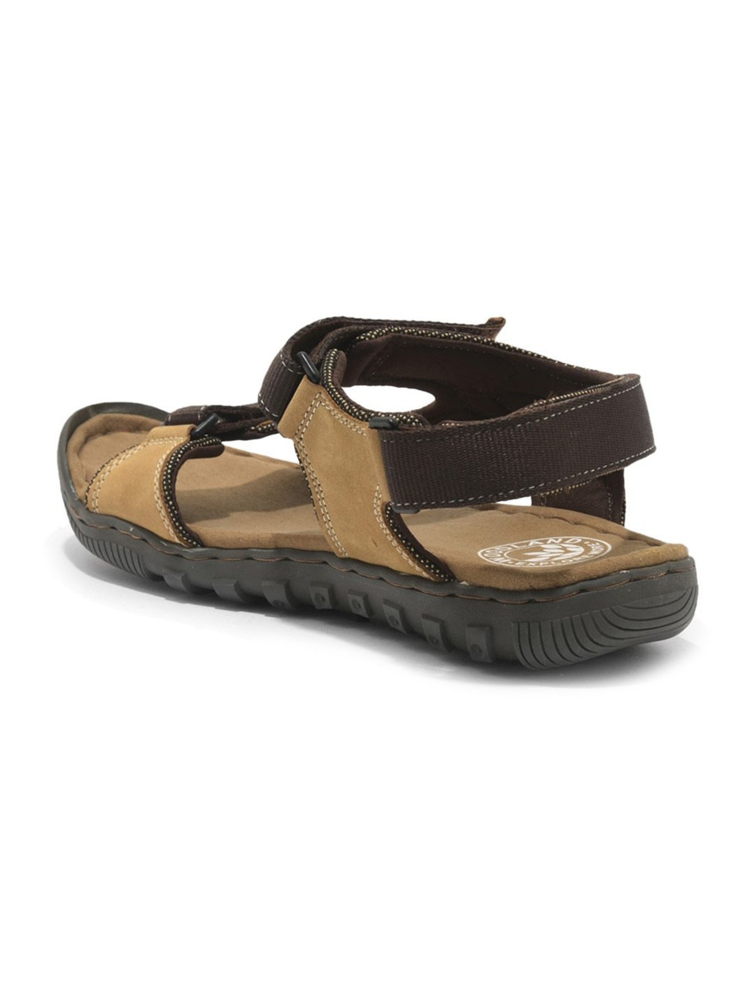 Woodland Men's Khaki Leather Sandals and Floaters - 7 UK/India (41 EU): Buy  Online at Low Prices in India - Amazon.in