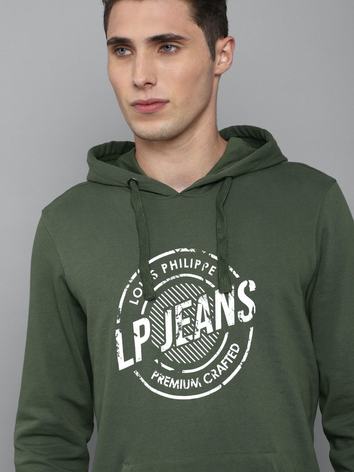 Buy Men Casual Black Graphic Print Sweatshirt Online - 618797 | Louis  Philippe