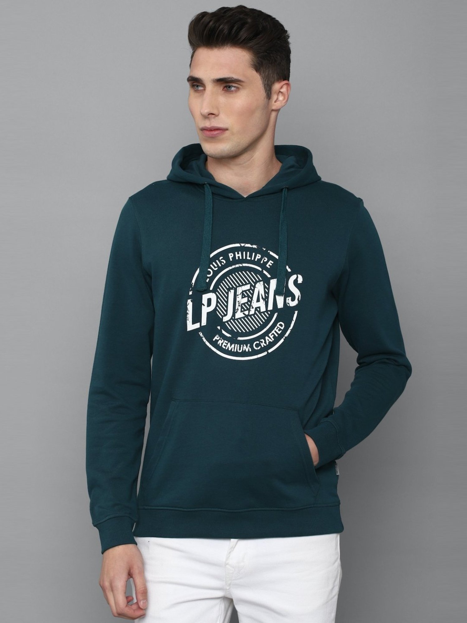 Buy Navy Blue Sweatshirt & Hoodies for Men by LOUIS PHILIPPE Online |  Ajio.com