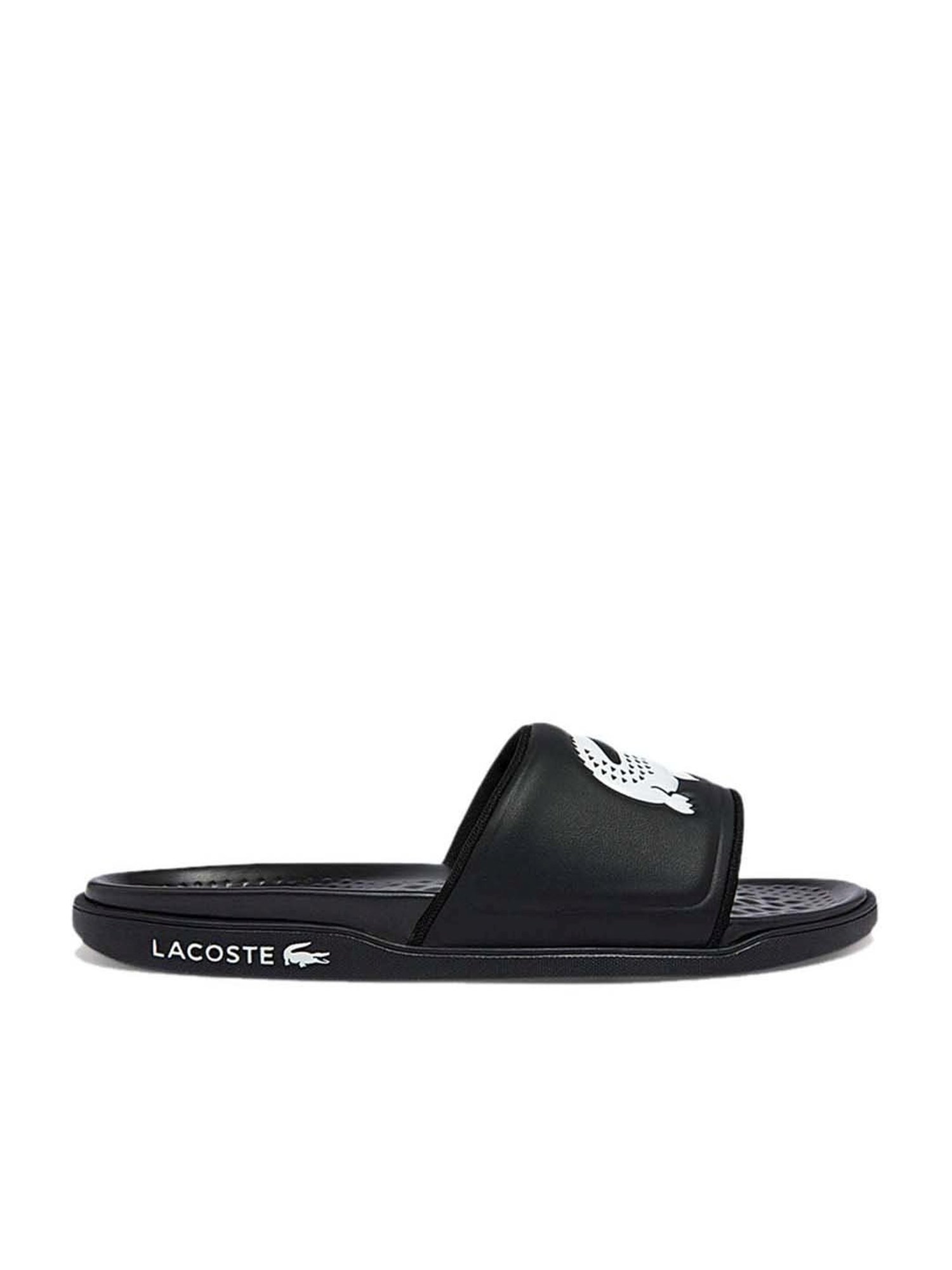 Buy Lacoste Men s Croco Dualiste Black Slides for Men at Best Price