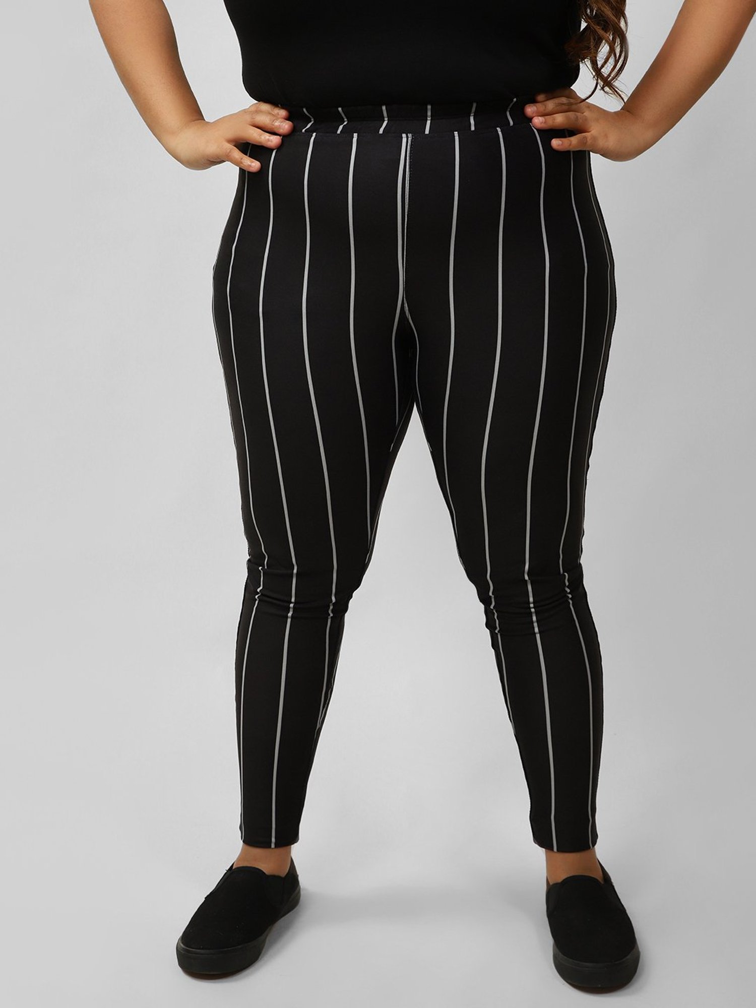 Lululemon Gray Striped Leggings Size 8 | eBay