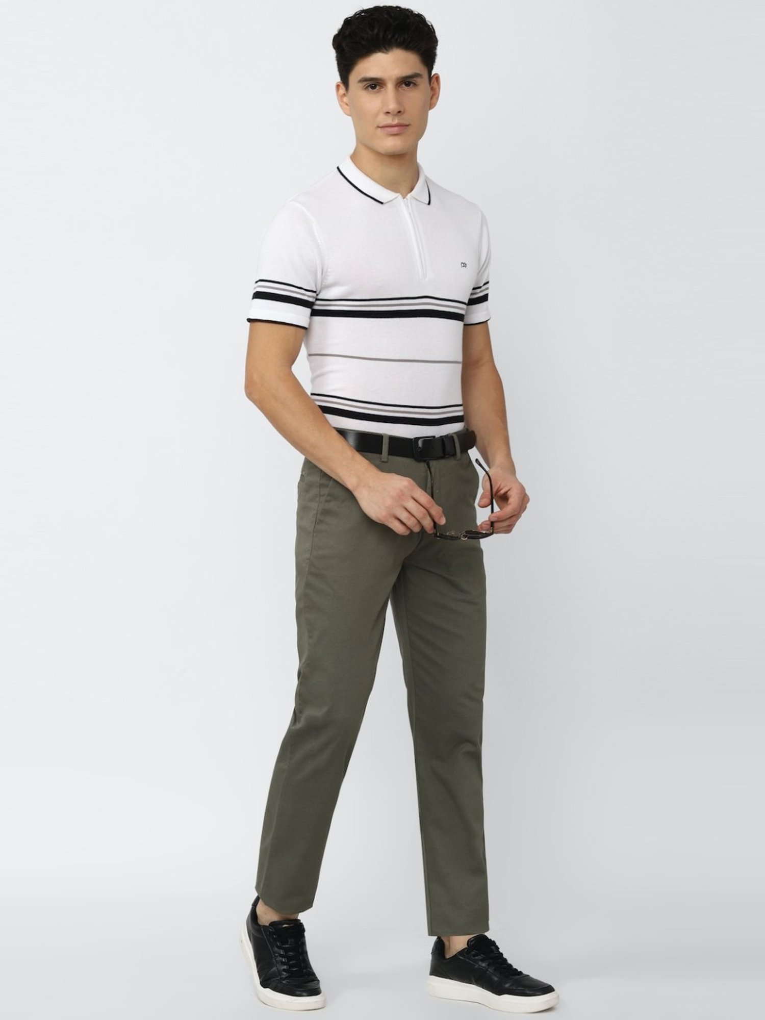 Green And Grey Men Striped Cricket Pant at Rs 170/piece in Pithampur