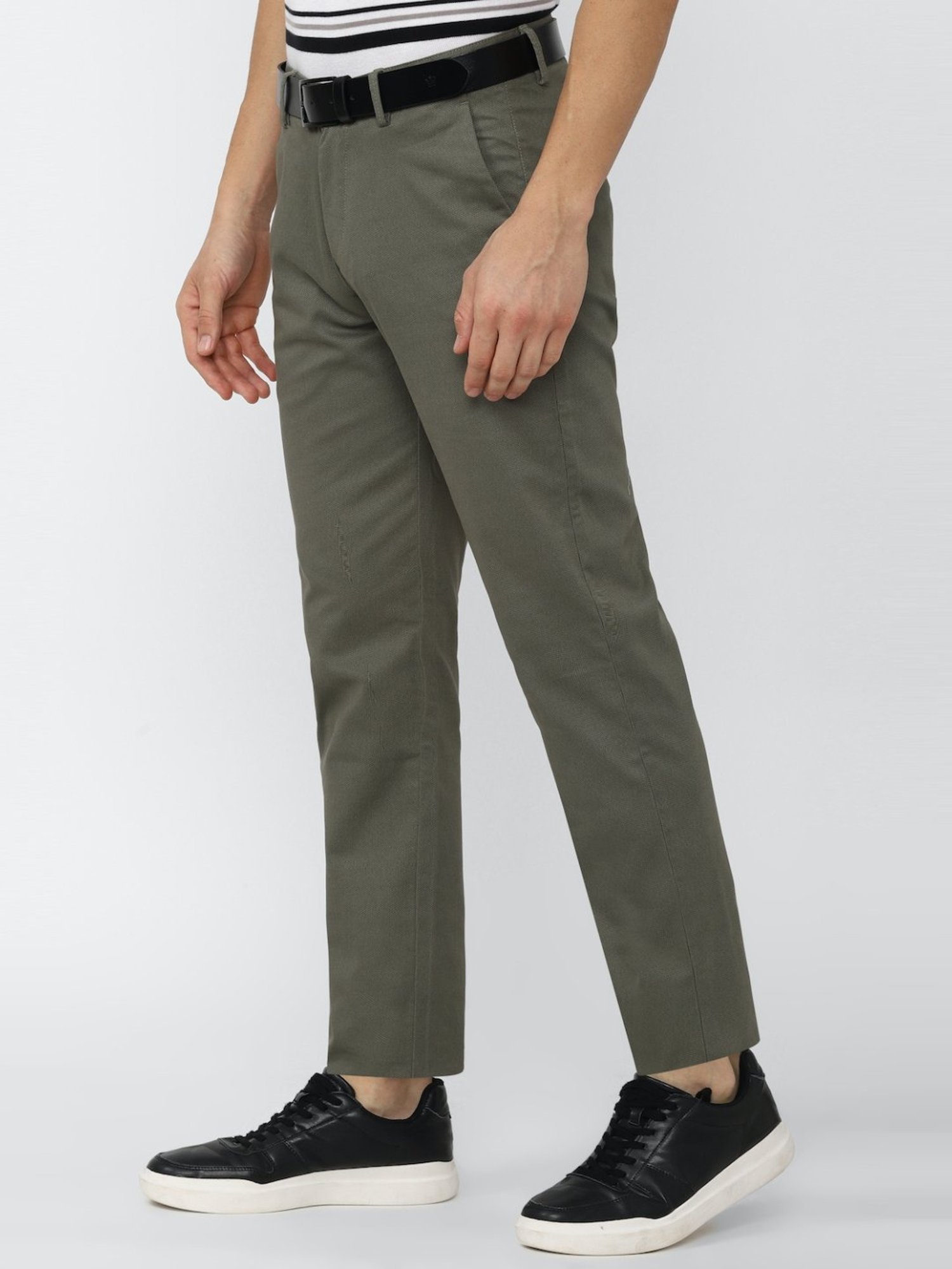 PETER ENGLAND Slim Fit Men Dark Green Trousers - Buy PETER ENGLAND Slim Fit  Men Dark Green Trousers Online at Best Prices in India | Flipkart.com