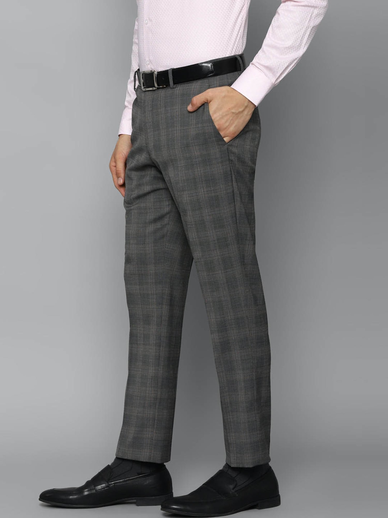 Buy Louis Philippe Blue Trousers Online - 713771 | Louis Philippe