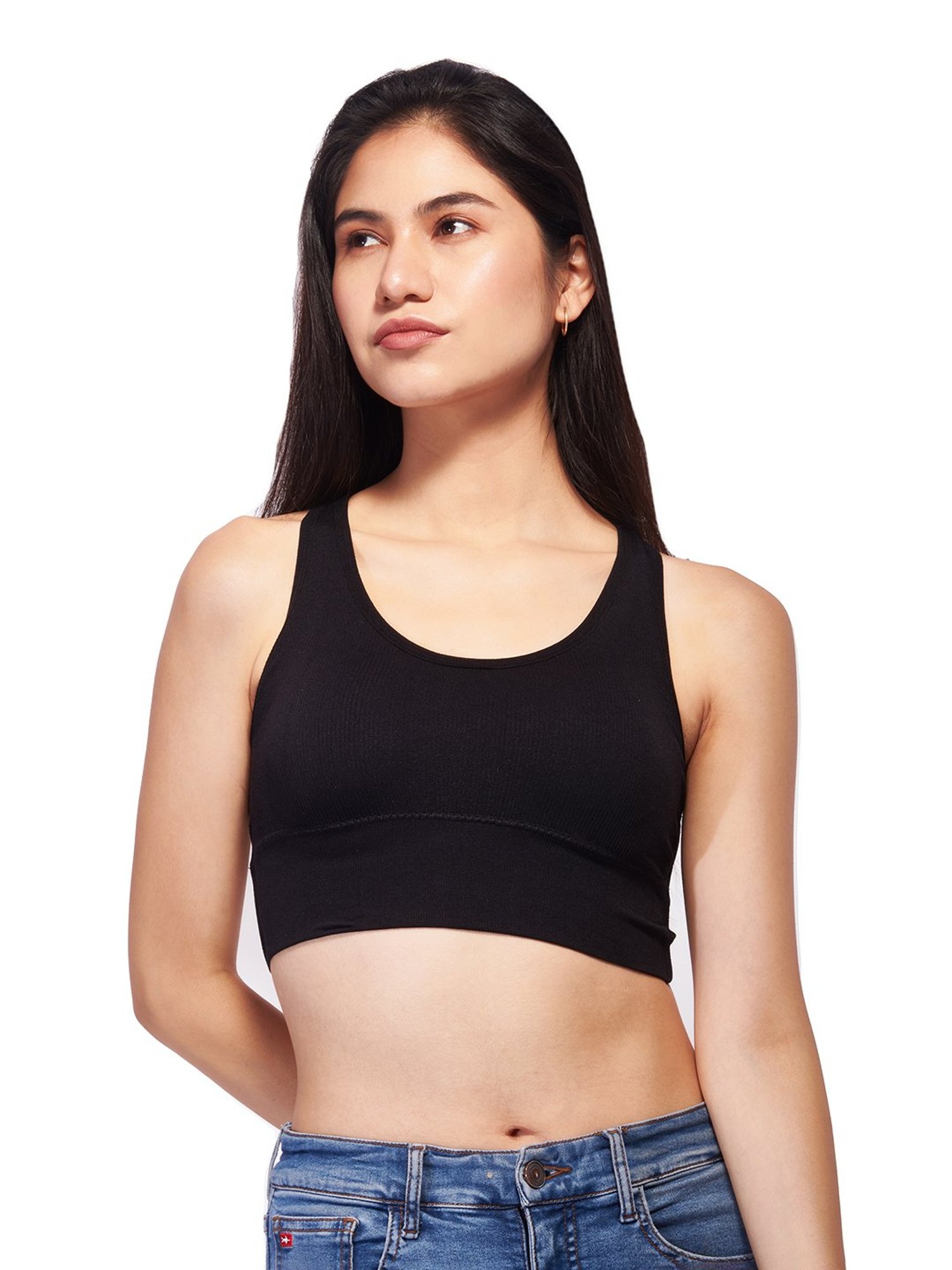 Buy IZF Black Bralette Top for Women's Online @ Tata CLiQ