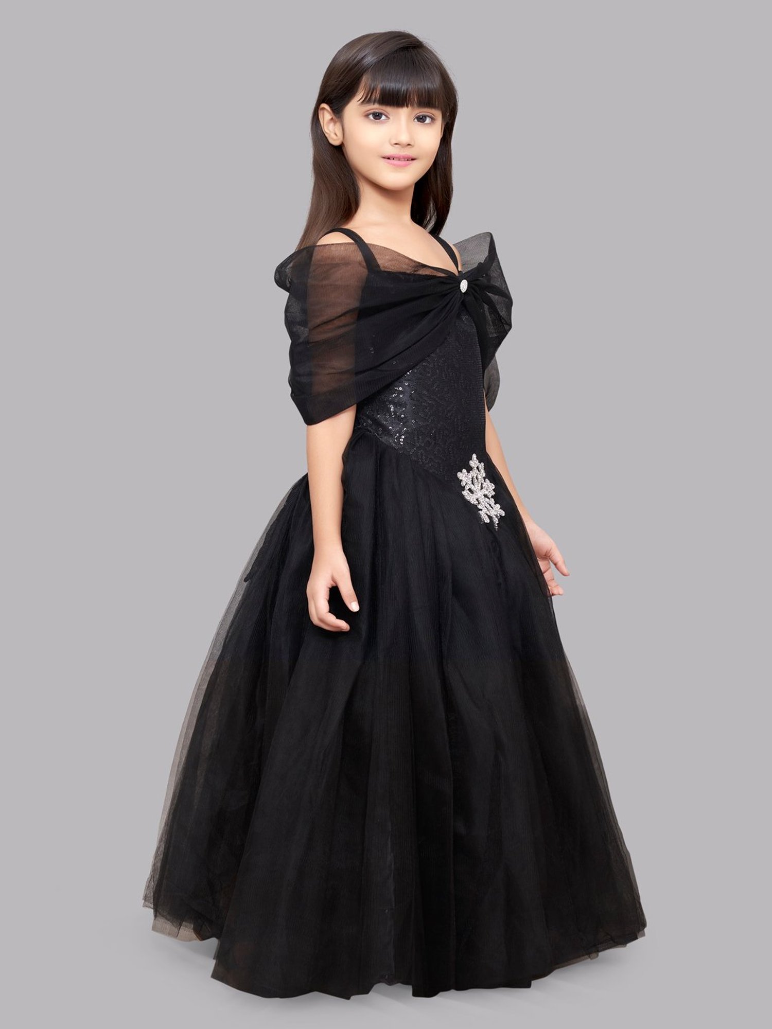 Black gown shop for kids