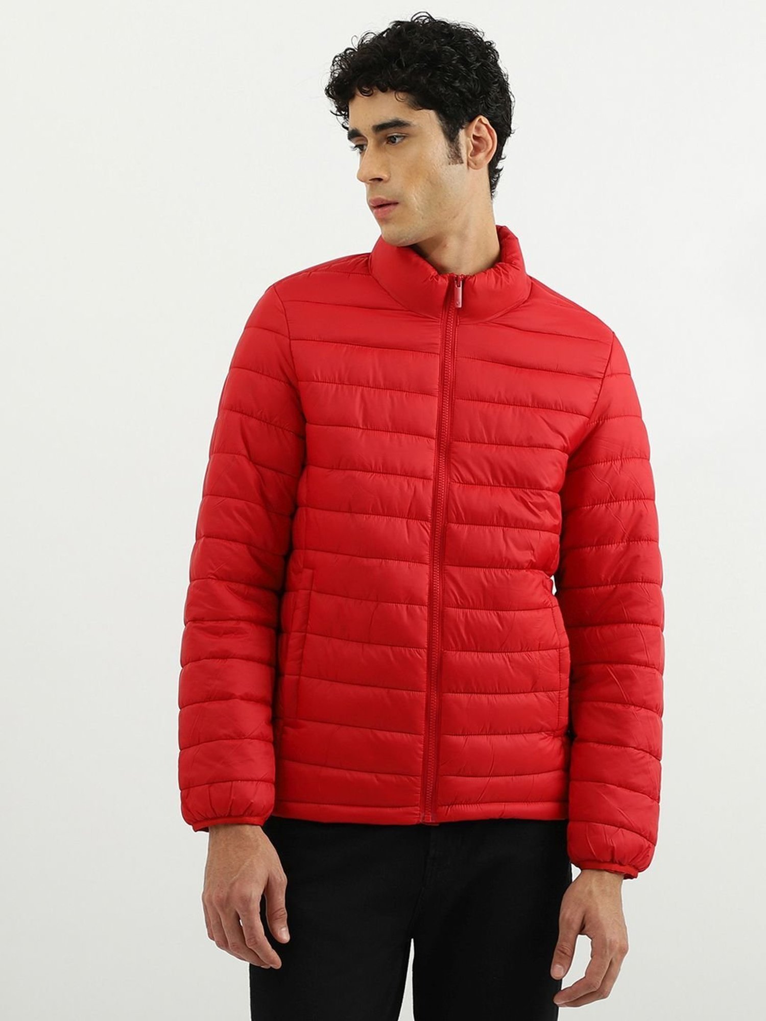 Shiny red moncler down jacket. | Red jacket leather, Jackets men fashion,  Leather jacket men