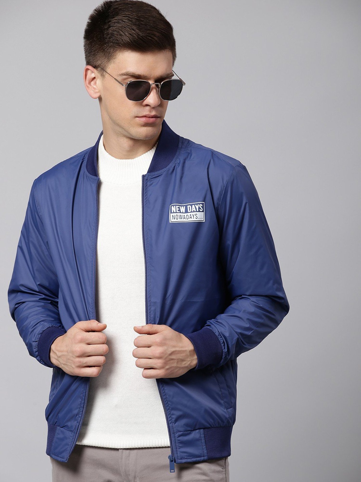 Blue Bomber Jackets | Quilted Bomber Jacket | Next Official Site