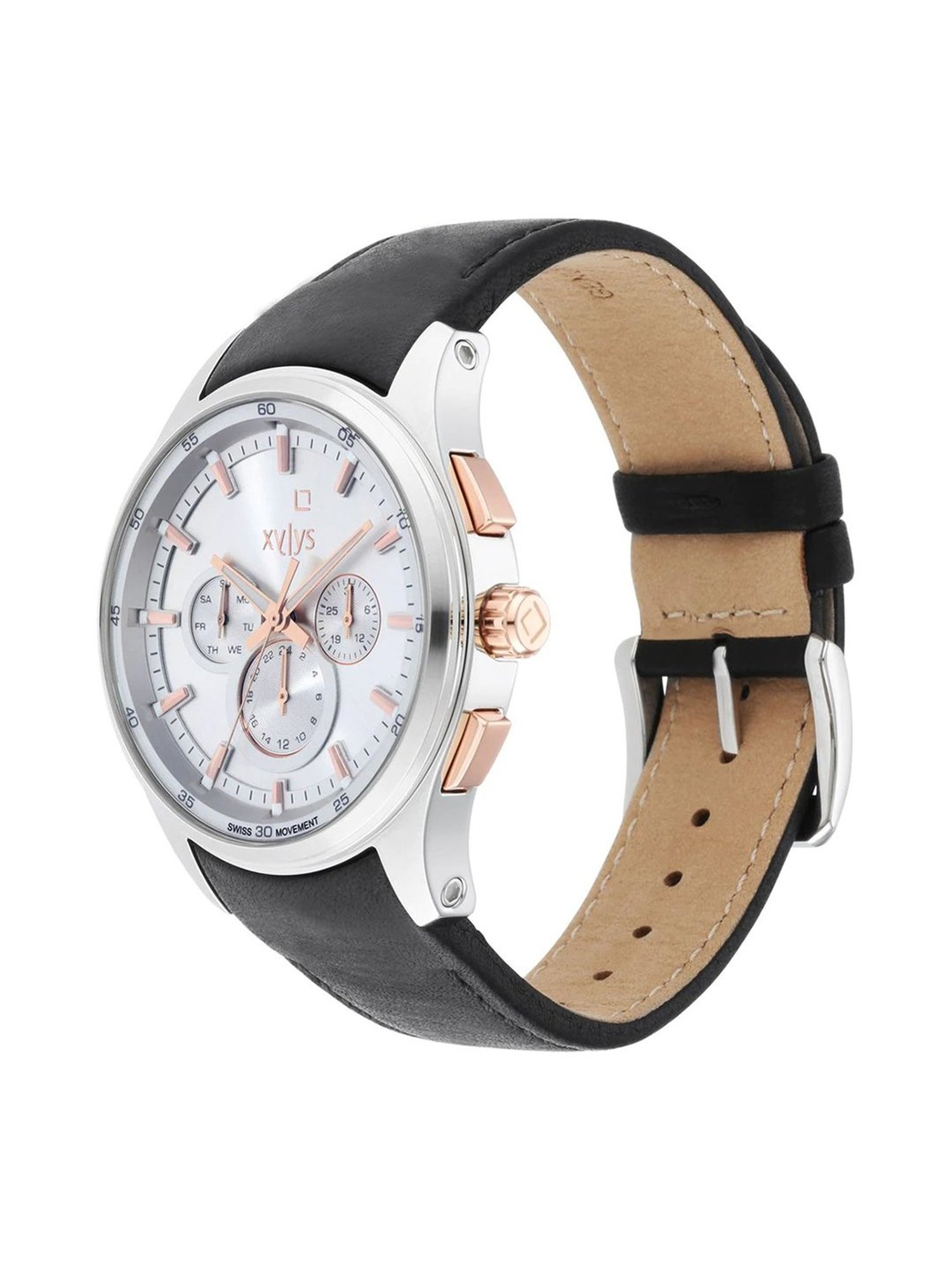 Buy XYLYS Mens Silver Variations Dial Watch NE9216SL01 | Shoppers Stop