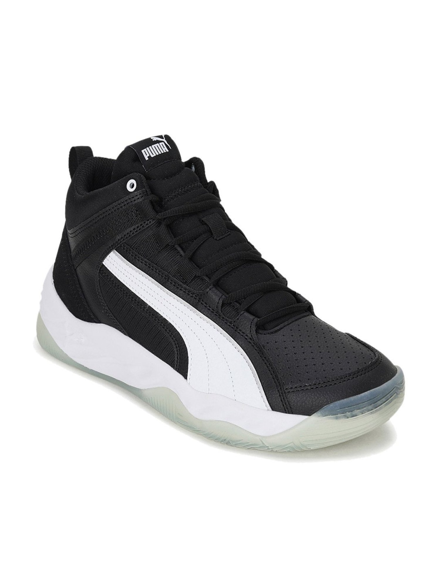 Puma rebound street clearance evo black sneakers