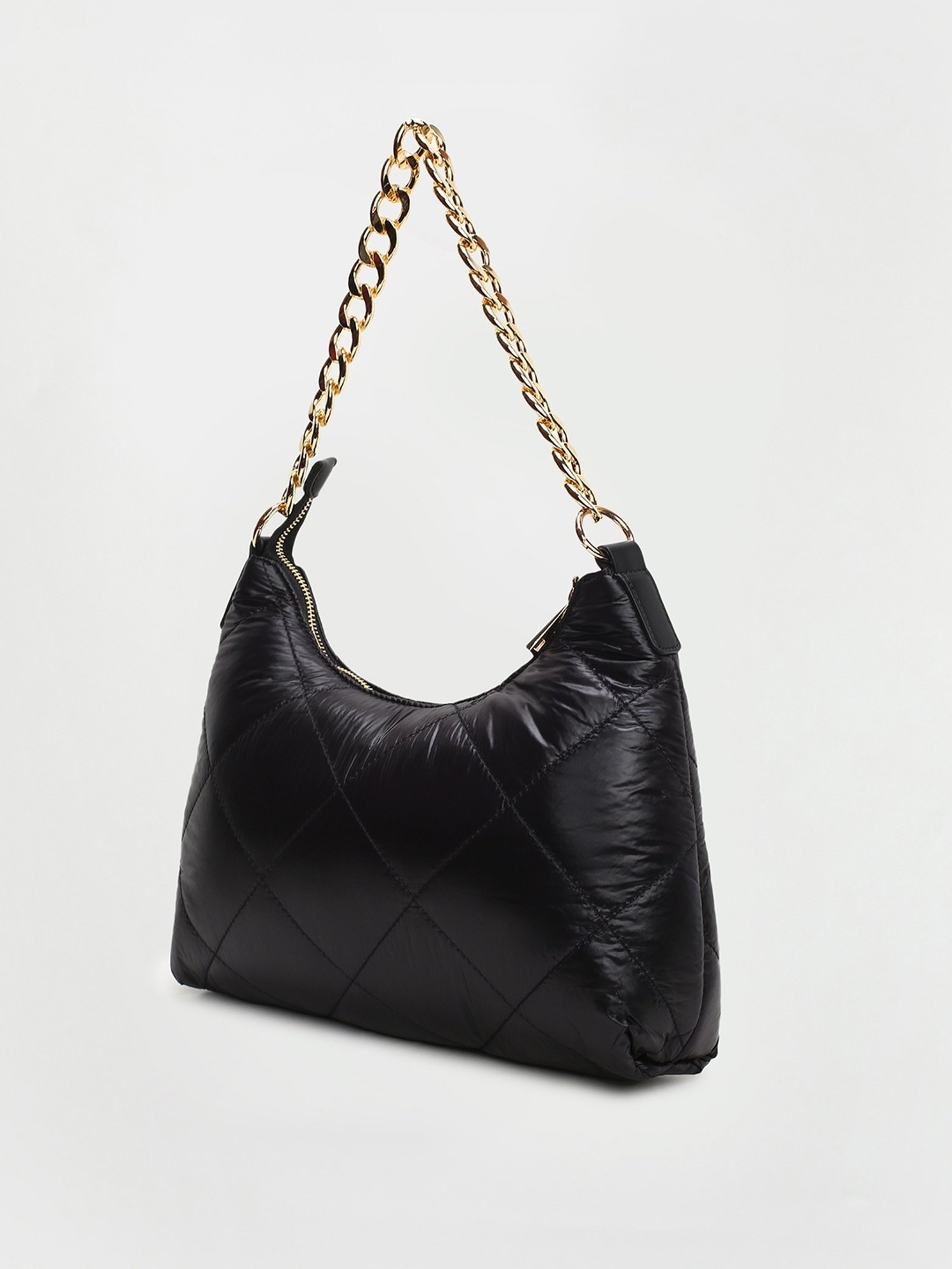 CHANEL Lambskin Quilted Small Hobo Bag Black | FASHIONPHILE