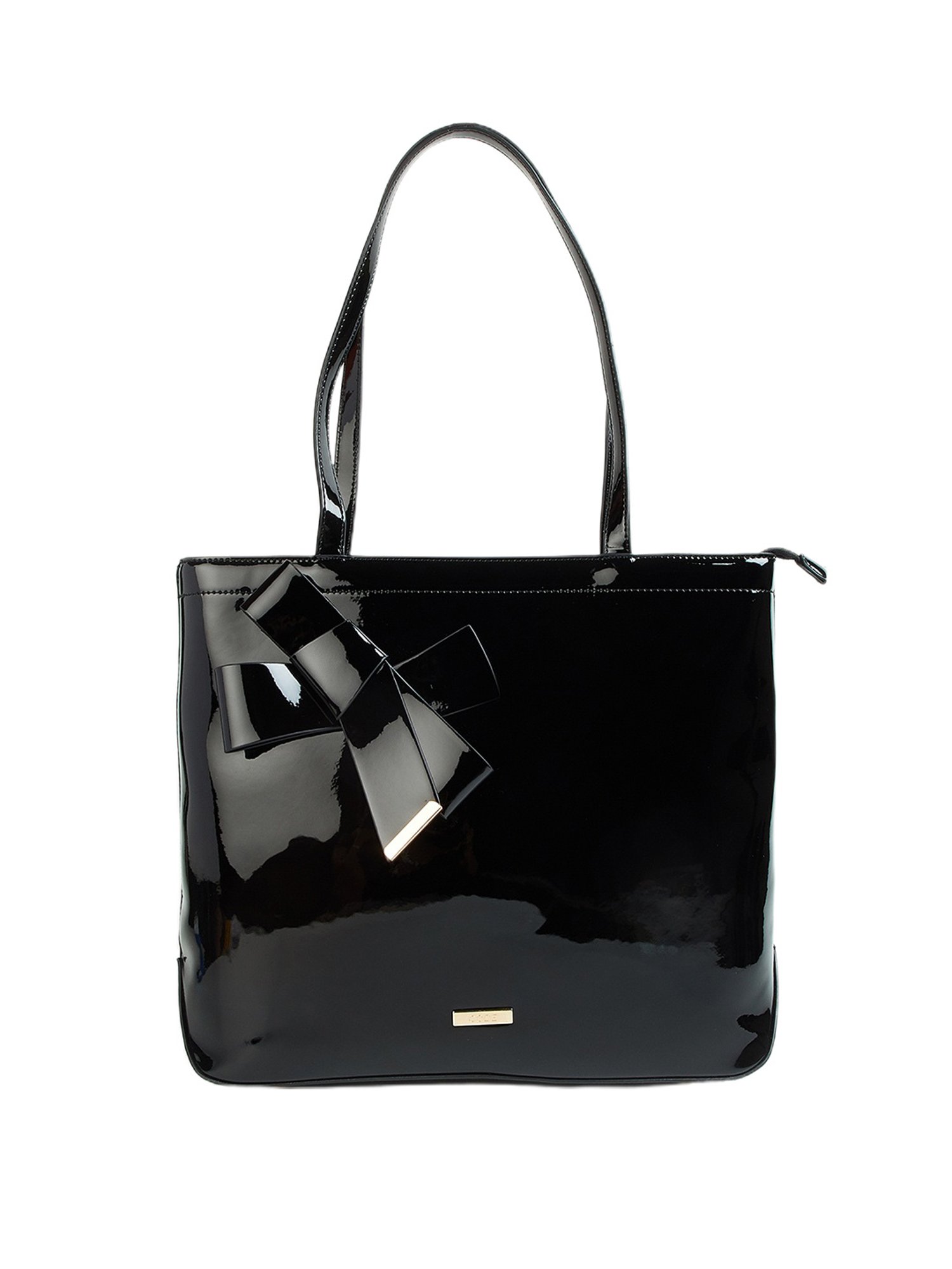 Kate Spade Black Patent Leather Tote Bag