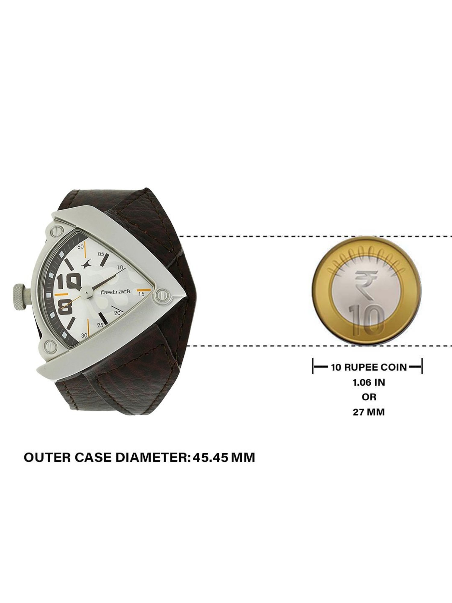 Fastrack watch outlet triangle