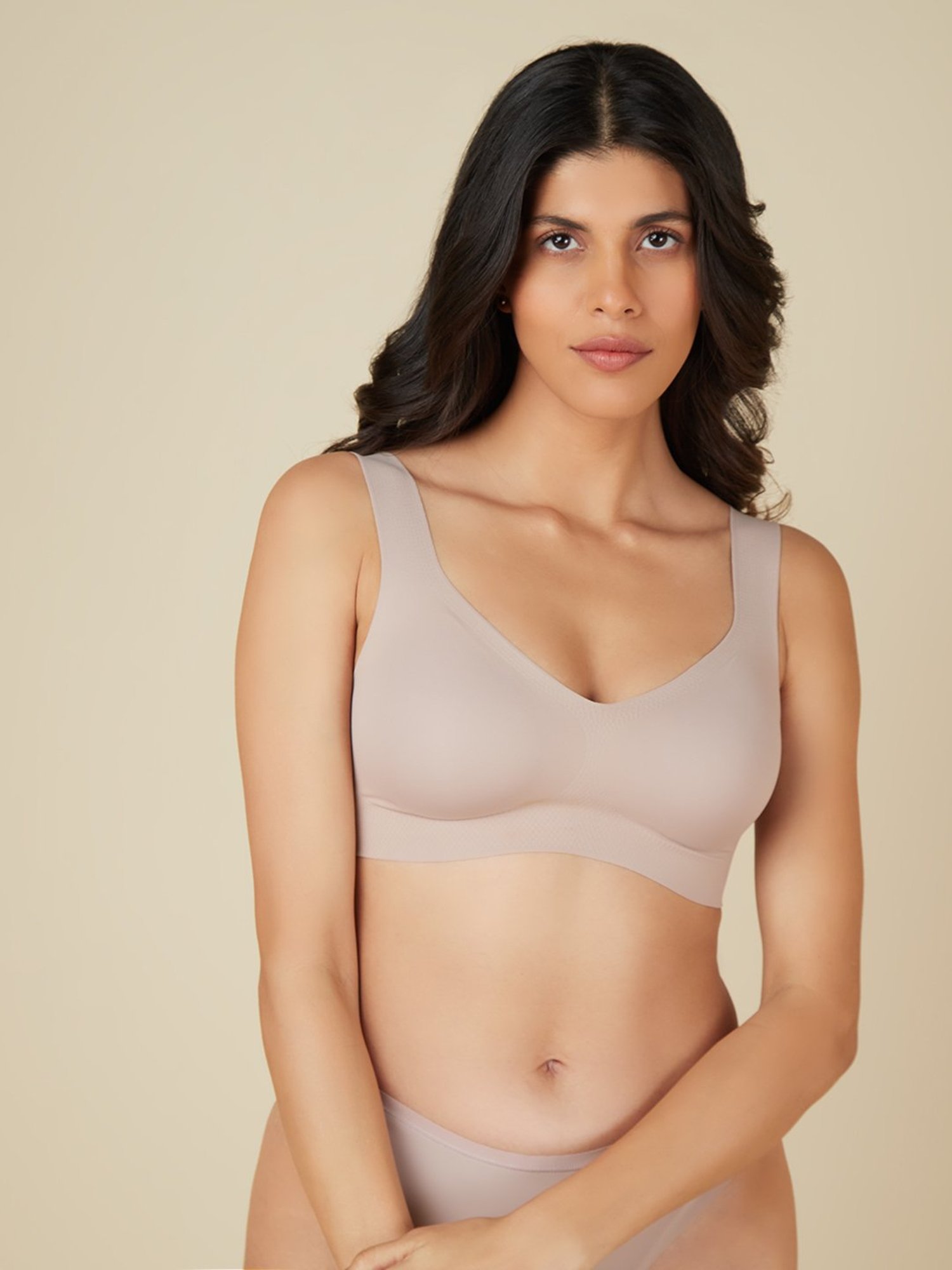 Wunderlove by Westside Brown Invisible Full Coverage Bra
