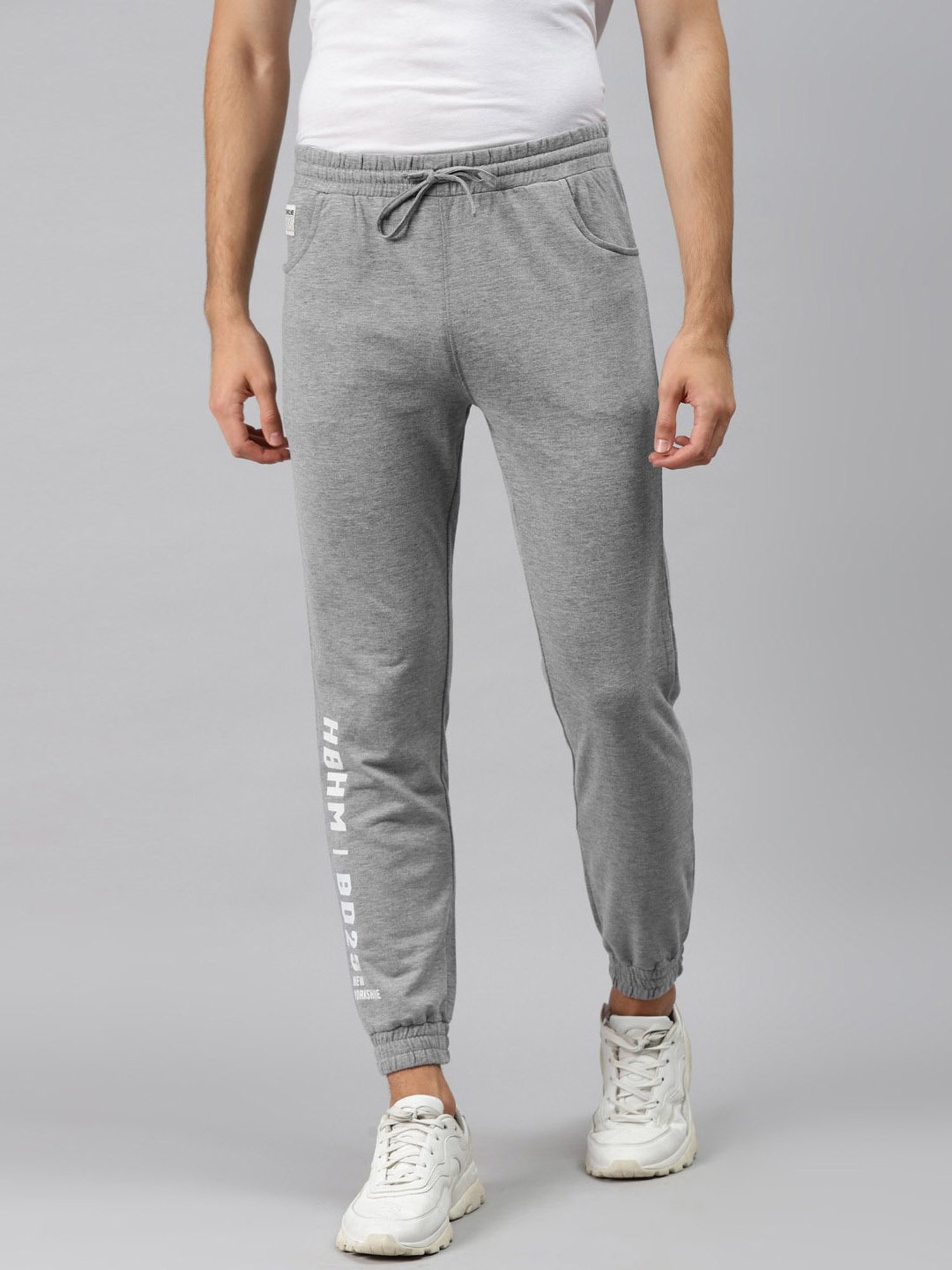 Hubberholme Men's Cotton Blend Slim Fit All Season Wear Track Pants (Slant  Stripe, Grey, 30) : Amazon.in: Clothing & Accessories