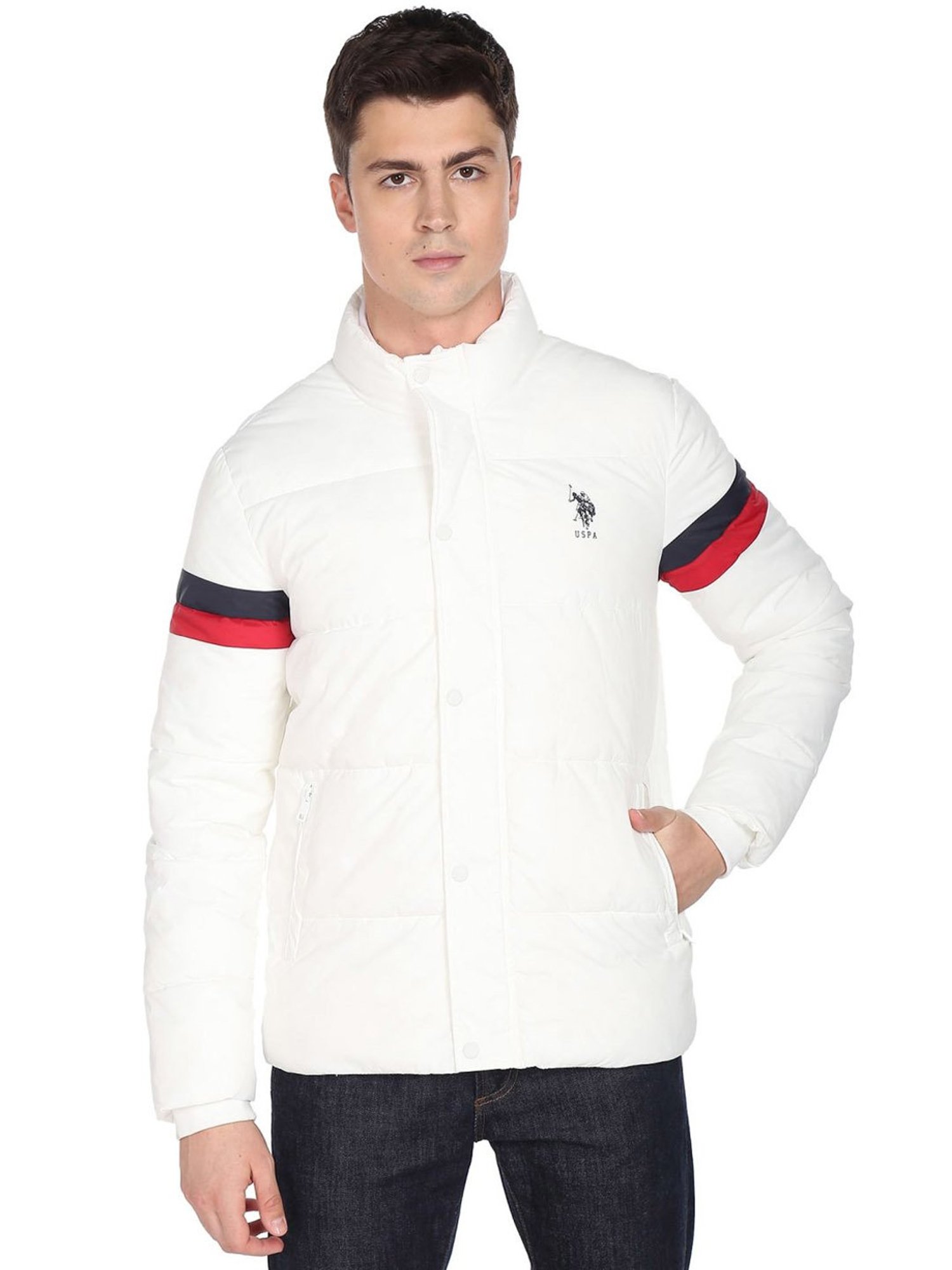 Us Polo Hineck Jacket at Rs 319/piece in Sangli | ID: 20054126933