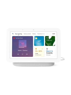 Buy Google Nest Hub 2021 (Chalk) Online At Best Price @ Tata CLiQ