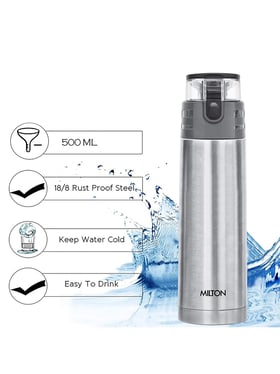 Stainless Steel Milton Thermosteel Vaccum Insulated Flask, For Drinking  Water, 500 mL