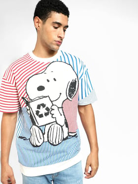 Jack & Jones Casual Shirts : Buy Jack & Jones x PEANUTS Blue