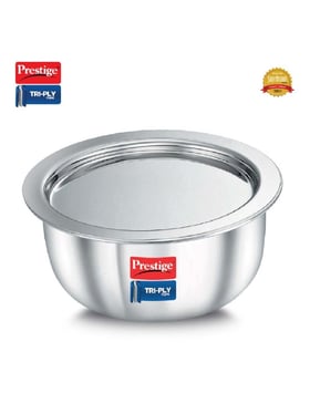 Prestige Omega Select Plus Non-Stick PFOA Free Biryani Pot with Stainless  Steel Lid, 12 Litre