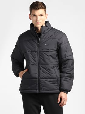 Buy Adidas Originals Black Full Sleeves High Neck Jacket for Men's