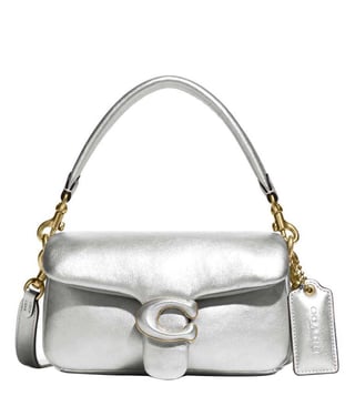 Buy Coach B4/Metallic Silver Pillow Tabby 18 Cross Body Bag for Women  Online @ Tata CLiQ Luxury