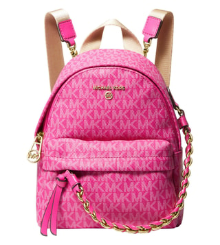 Buy Michael Kors Wild Berry Slater Logo Small Backpack Online @ Tata CLiQ  Luxury