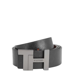 Buy BOSS Black Monogrammed Leather Reversible Belt for Women Online @ Tata  CLiQ Luxury