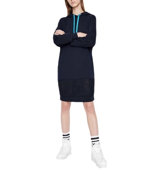 Buy Armani Exchange Blue Regular Fit Dresses for Women Online @ Tata CLiQ  Luxury