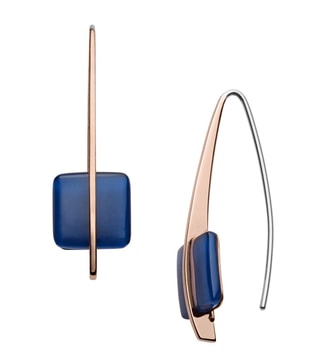 Buy Skagen Blue Sea Glass Earrings only at Tata CLiQ Luxury