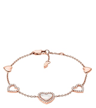 Buy Fossil Rose Gold Mop Bracelet for Women Online  Tata CLiQ Luxury