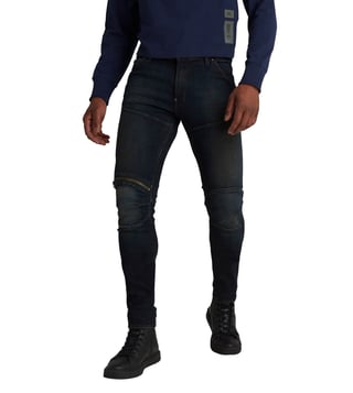 Buy G Star RAW 5620 3D Zip Knee Slim Blue Mid Rise Jeans for Men