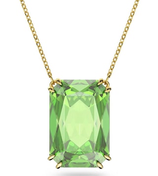Buy Swarovski Green Gold-Tone Plated Millenia Pendant only at Tata CLiQ Luxury