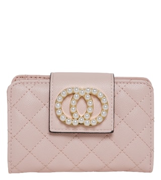 Buy ALDO Light Pink Feminine Quilted Medium Wallet Online @ Tata CLiQ Luxury