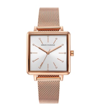 Buy Armani Exchange AX5802 Lola Square Watch for Women Online Tata CLiQ Luxury