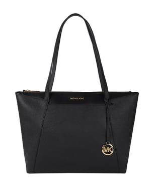 Michael kors black hot sale jet set tote