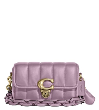 Buy Coach Ice Purple Studio 19 Quilting Medium Shoulder Bag only at Tata CLiQ Luxury